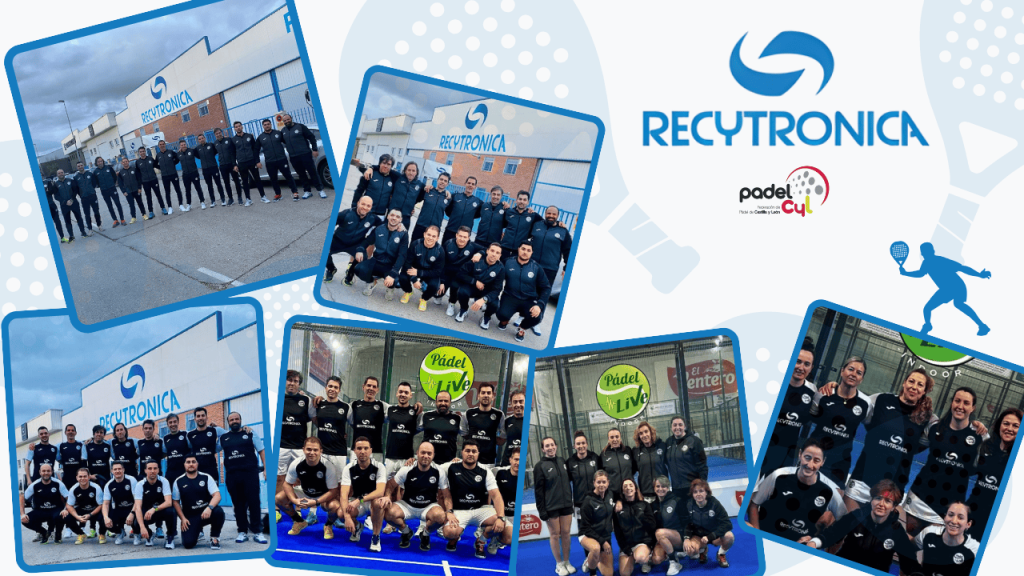 Recytronica Patrocinador Pádel Castilla y León